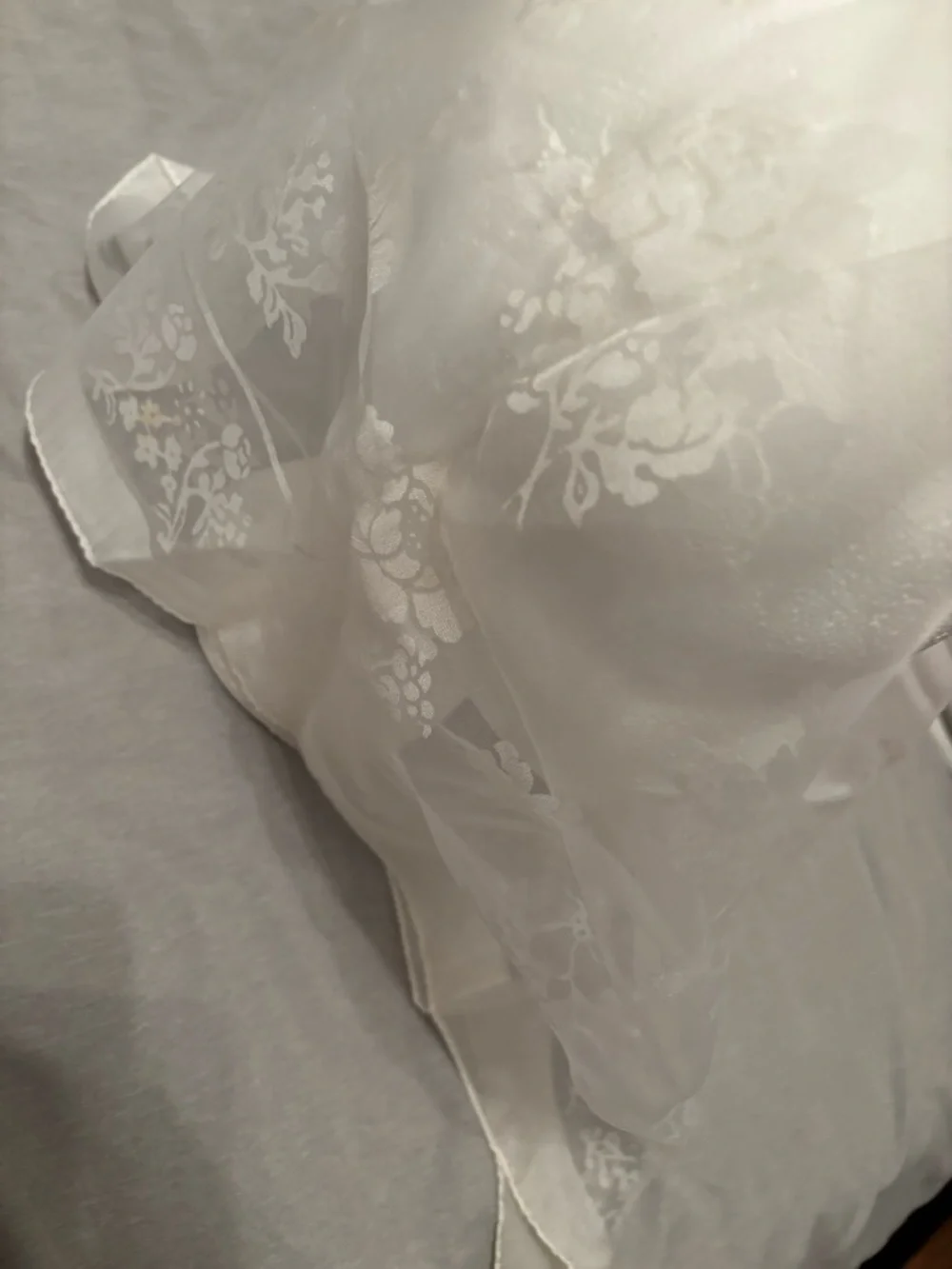 2 vintage 1950’s Nylon handkerchiefs/ scarfs